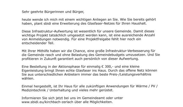 Foto: Foto: Gemeinde Kirchbach-Zerlach