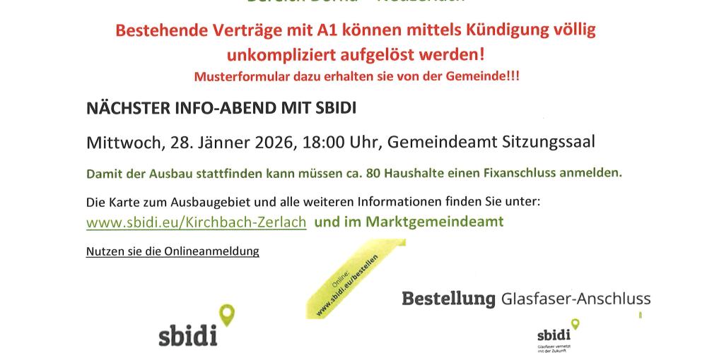 Foto: Foto: Gemeinde Kirchbach-Zerlach