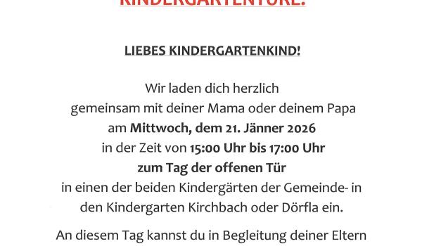 Foto: Foto: Gemeinde Kirchbach-Zerlach