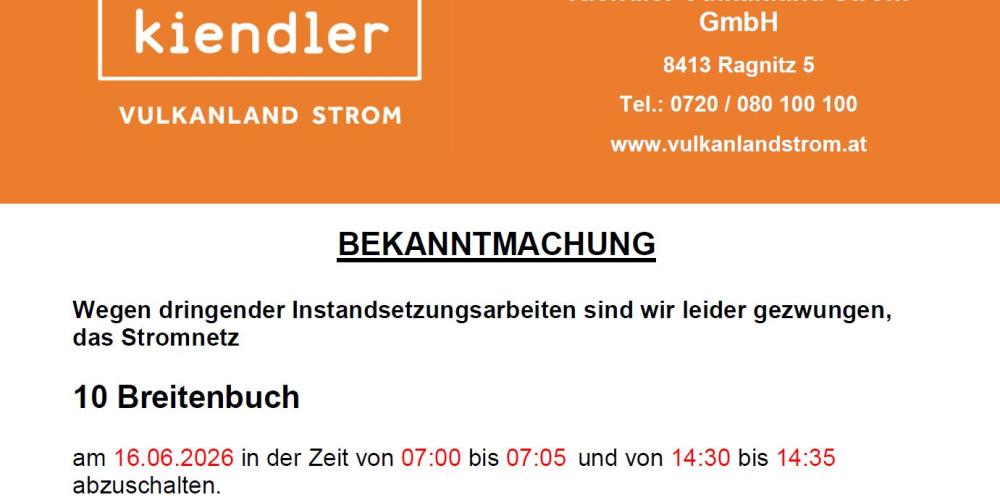 Foto: Foto: Gemeinde Kirchbach-Zerlach